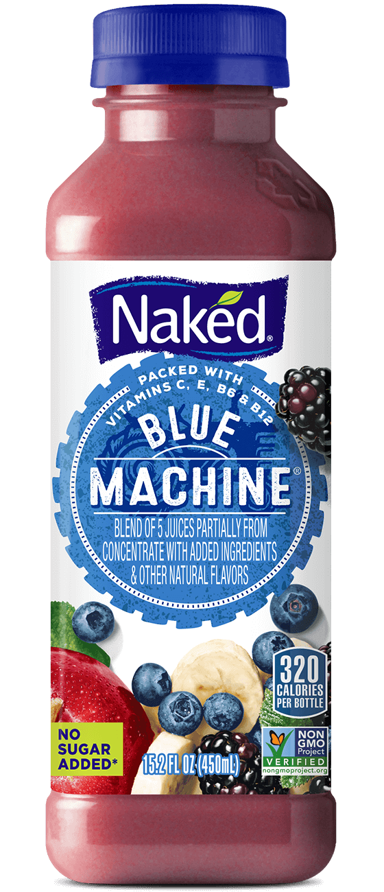 Naked Juice Blue Machine No Sugar Added 100% Juice Smoothie Drink, 46 fl oz  - Kroger